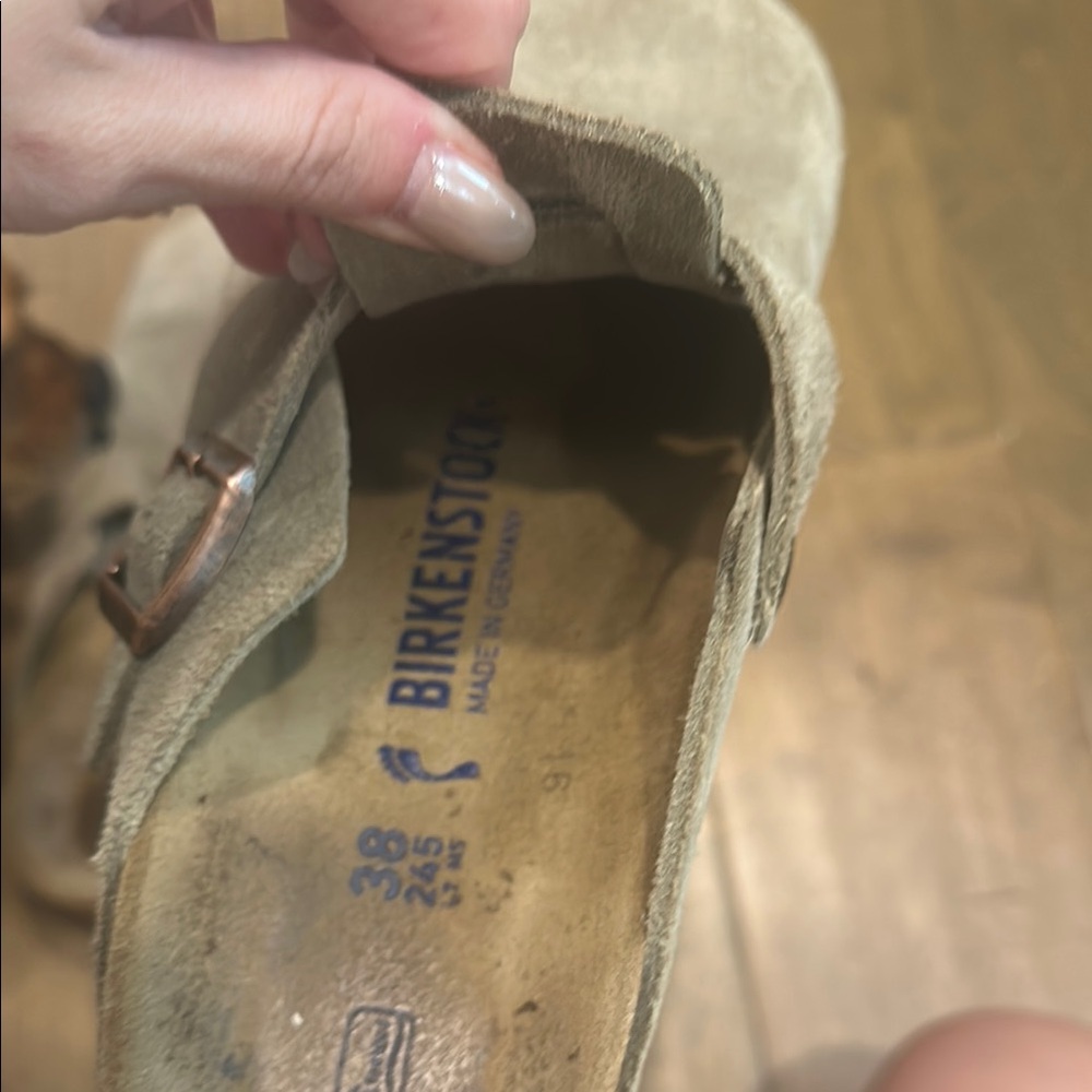 Birkenstock Boston Suede, size 8 - Picture 3 of 3